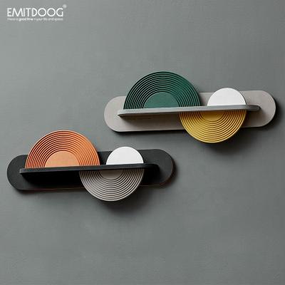 China Europe Unique Modern Minimalist Home Decor Room Wall Art Creative 3D Wall Art Nordic Modern Luxury Nordic Stylish Wall Art EMITDOOG for sale