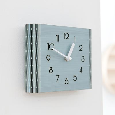 China Antique style triangle shape silent wall clock, Arabic numerals, home, cafe wood decoration cheap wall clock for sale