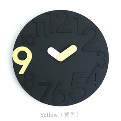 China Promotion Style 12 Inch Mirror Antique Simple Needle Wall Clock Decorative Wall Clock for sale