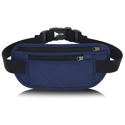 China Custom Water Proof QQgift OEM Waist Belt Waist Pack Bum Bag For Men And Women Travel Money Belt Waterproof Waist Bag Adjustable Workout for sale