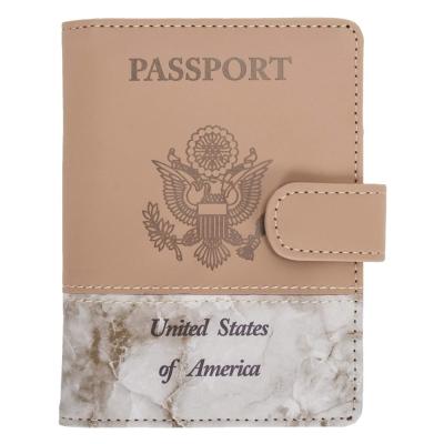 China Custom Leather Zipper QQgift OEM Passport Holder Rfid Blocking Passport Cover Travel Wallet Passport Case for sale