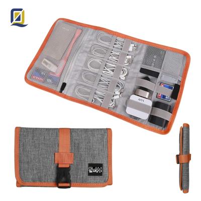 China Travel Organizer, Cable Bag/USB Drive Shuttle Case Electronics Accessory Organizer-Grey See in Detailed Description for sale