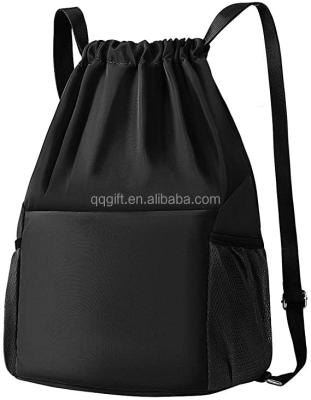 China Fashion Gym Sack Duffel Bag Package with Shoes Compartment Bags for Gym, Hike, Men Women Kids for sale