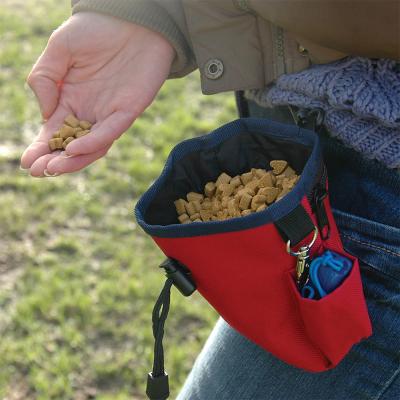 China QQgift OEM Viable Custom Minimalist Outdoor Pet Training Hold Belt Bag Food Storage Dog Treat Pouch for sale