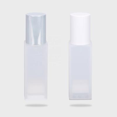 China Cosmetic 30ml Square Acrylic Airless Bottle For Cosmetics for sale