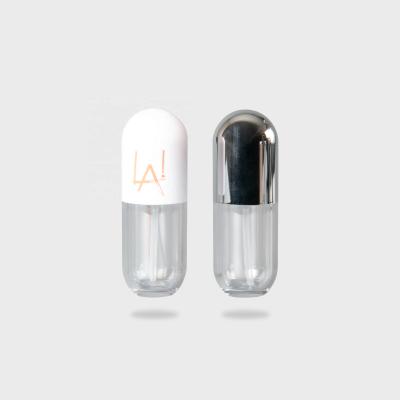 China Cosmetic 30ml Capsule Shape Acrylic Bottle For Cosmetics for sale