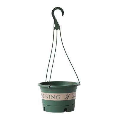 China Creative Hanging Plastic Dent-Resistant Pots Flower Potted Plant Gallon Plastic Hanging Flower Pots for sale