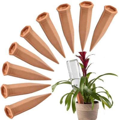 China Two-purpose Wine Bottles Plant Nanny Watering Sprinklers Plant Features Terracotta Self Watering Large Spikes for sale