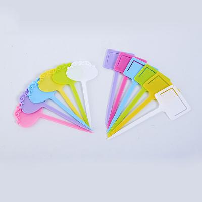 China Bump-Resistant Plastic Plant Tags Markers Nursery Plant T-Type Labels for sale