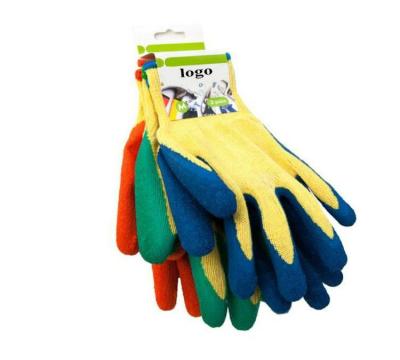 China Cool in JOB 3 pairs latex coating of multi-purpose work gloves. Light weight for gardening, DIY (m) for sale