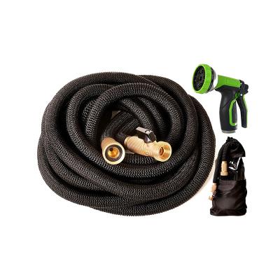 China 25-200FT Adjustable Expanding Magic Flexible Watering Hose With Spray Gun Garden Car Water Pipes Watering 25-200FT for sale