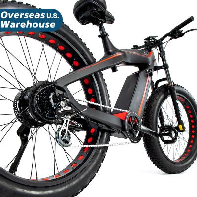 China Overseas warehouses carbon fiber fast delivery 750w 1000w 48v for sale cheap wheelset electric mountain bike wholesale for sale