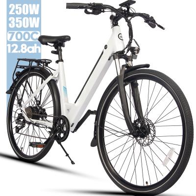 China Amazon aluminum alloy sells 250w 350w 26 bike 27inch bicycles prices white lithium battery electric bicycle for sale