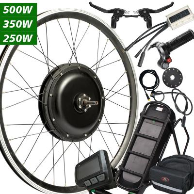 China 48V 350w 26inch Waterproof Electric Bicycle Conversion Kit 24