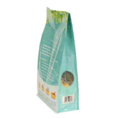 China Cat Food Packaging Bag Bottom Flat Bottom Bag China Manufacture Box With Ziplcok for sale