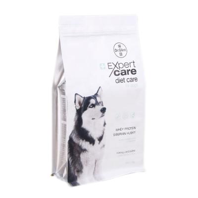 China Flat Bottom Bag Accept Custom Order Plastic Box Square Bottom Pet Food Bag for sale