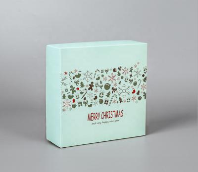 China Disposable Color Printed Cardboard Paper Box Set For Christmas Gift Packaging for sale