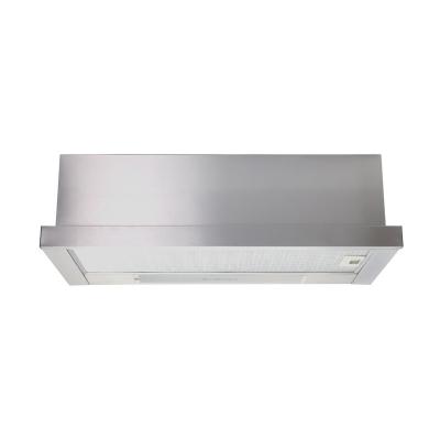 China Hotel Kitchen Range Telescopic Hood 600mm 60cm Chimney Cooker Hood Home Commercial Kitchen Hood for sale