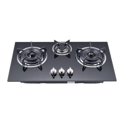 China Easy To Use Modern Mega Efficient Hotel 3 Burner Kitchen Gas Burner Stove for sale