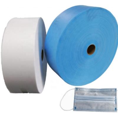 China 175mm Blue Nonwoven Waterproof 25 40 GSM Customized Material In Factory Stock Supply for sale