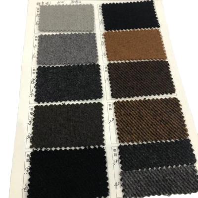 China Wicking 30% Wool750g/m Twill Wool Fabric For Coats Single Faced Wool Fabric for sale