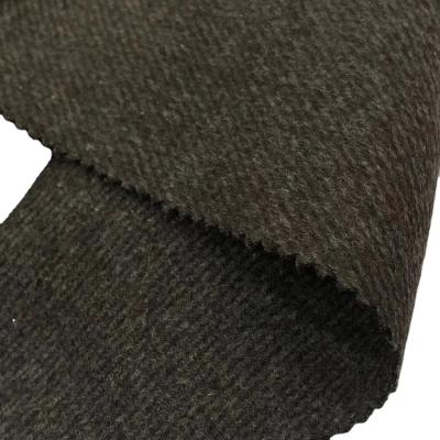 China Wicking 30% Wool720g/m Twill Wool Fabric For Coats Single Faced Wool Fabric for sale