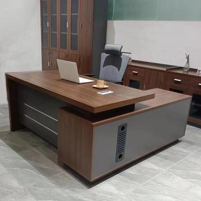 China Cheap Slim Executive Convertible L Shape Home Office Guangdong Chair And Desk With Drawer For Small Space for sale