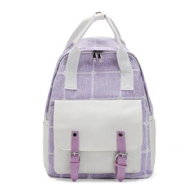 China Plaid Rabbit Design Leisure Large Capacity Backpack Students Waterproof Backpacks For College School Bag for sale