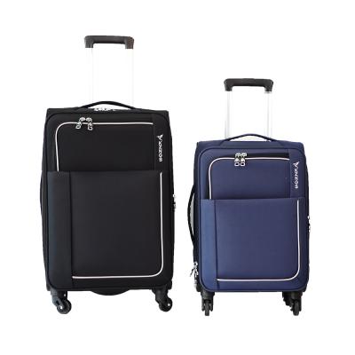 China Vacation Travel Luggage Expandable Fabric Travel Luggage Sets Promotional Factory Price Trolley Suitcase Trolley Baggage for sale