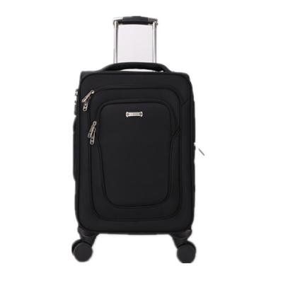 China Factory Supply Nylon Fabric Nylon Fabric Luggage Set Popular Travel Business Trolley Luggage Suitcase for sale