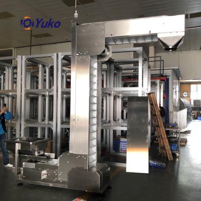 China Oil Resistant Stainless Z Type Vertical Grain Rice Mill Conveyor Price Bucket Elevator With Hopper for sale