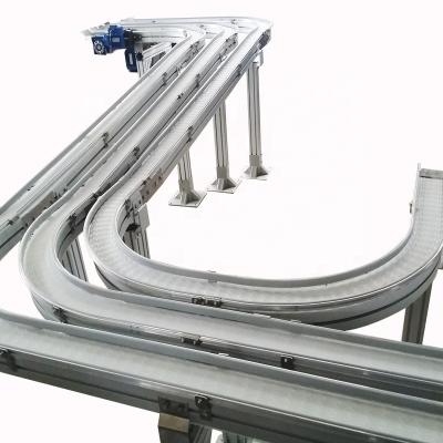 China Oil Resistant Food Grade Plastic 103mm Flexible Chain Conveyor 44mm 63mm 83mm For Food And Beverage Factory for sale