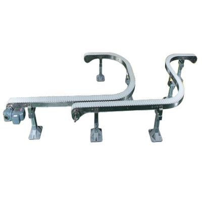 China Heat Resistant Plastic Link Conveyor Stainless Steel Table Top Chain 83 Chain 103 Anti-Slip Flexible Chain for sale