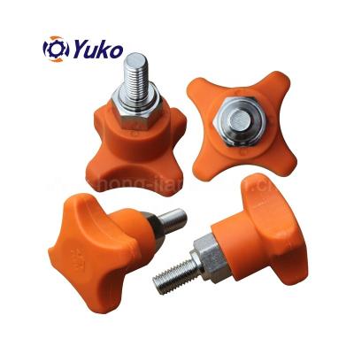 China Plastic Machinery Repair Shops Stainless Steel Knobs Screws Star Knob Bolt For Conveyor Components for sale