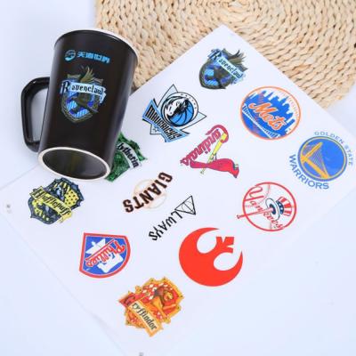 China Custom 3D Transfer Waterproof UV Sticker Waterproof Trademark Logo Decal Transparent Labels Hollow Out Pressure Sensitive Sticker for sale