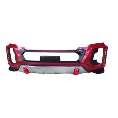 China Auto Accessories Black Red PP Automotive Parts Plastic Carbumper For Toyota Hilux Rocco for sale