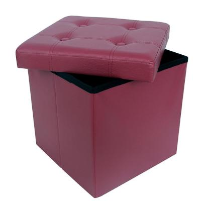 China Christmas Viable Wholesale Foldable Red Ornament Storage Box for sale