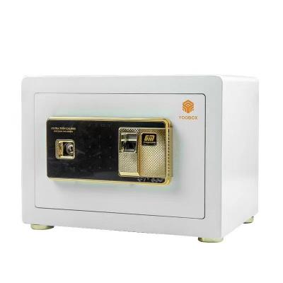 China Korea Metal Fireproof Luxury Safe Money Box Fingerprint Safe Box for sale