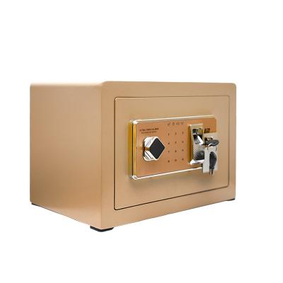 China Luxury Safe Touch Screen Safe Fingerprint Password Box Security Storage Fashion Steel Safe Box for sale