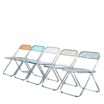 China China manufacture quality foldable transparent acrylic photography dress shops waiting chair for sale