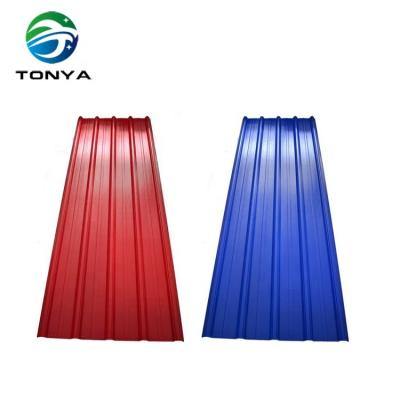 China Modern PPGI corrugated metal roof tile metal steel building materials for sale