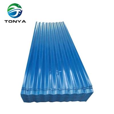 China Structural steel construction or color coated galvanized corrugated steel roofing sheets for sale