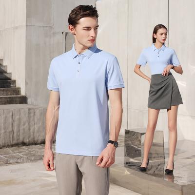 China Anti-Wrinkle Summer Polo Shirt Casual Sports Advertising Comfortable Breathable Multi Color Work Wear New for sale