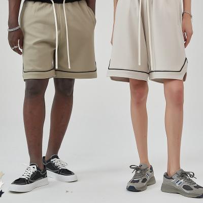 China Anti-wrinkle spring and summer new 380G woven pants with inner hem wrap over the knee fashionable men's sports shorts for sale