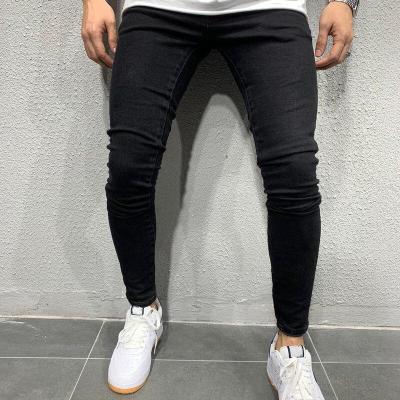 China Anti-wrinkle men's classic four leg jeans color elastic tight tight elastic high quality European and American men's small to independent foreign T for sale