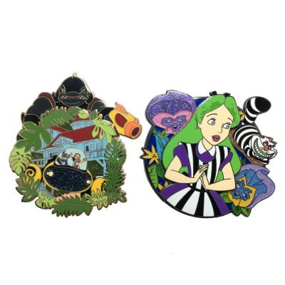 China High Quality China Custom Designs Souvenir Gift Cartoon Girl Enamel Pin for sale