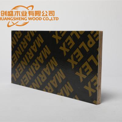 China Chuangsheng factory wholesale price smooth exterior film faced plywood for construction use for sale