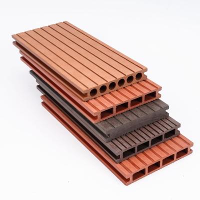 China Linyi Chuangsheng Modern Manufacture Prices Long Life Outdoor WPC Decking Flooring for sale