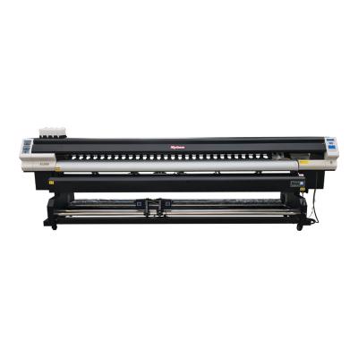 China New Hotels 3.2m 3 Heads xp600/i3200E1/DX5 Digital Banner Printer Eco Wide Format Vinyl Solvent Printer for sale