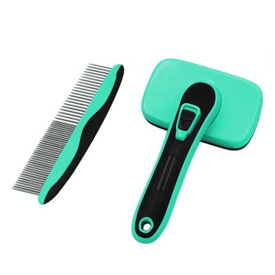 China Viable New Arrival Dog Grooming Brush Kit Cat Hair Remover Brush Pet Wholesale Massage Brush for sale